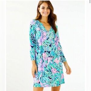 Lilly Pulitzer Aubrey UPF 50+ Dress SZ M Bermudaful